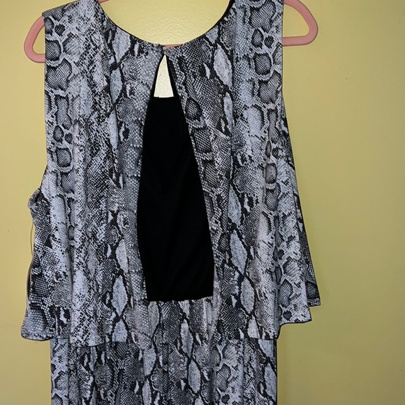 A Beautiful Soul Jumpsuit Wide Legs With Overlay Plus Size - Picture 3 of 5